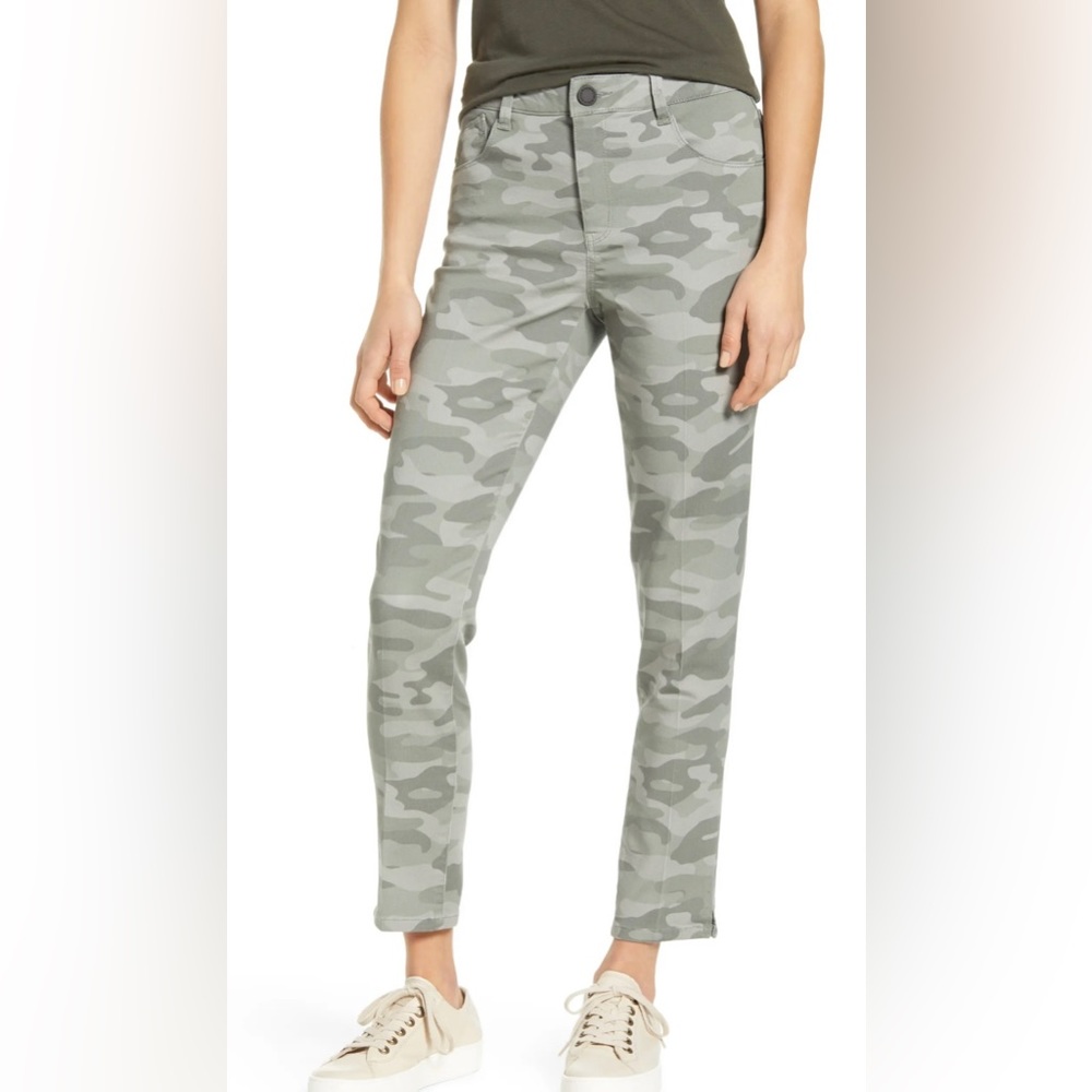 Democracy Green Camo Ankle Pants